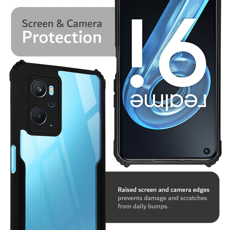 Premium Acrylic Transparent Back Cover for Realme 9i 4G