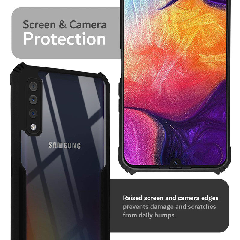 Premium Acrylic Transparent Back Cover for Samsung A50
