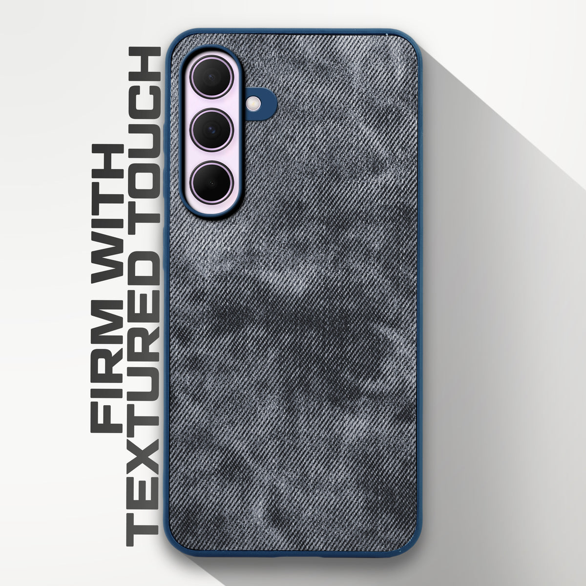 Denim Jeans Cloth Back Cover Case for Samsung A35 5G