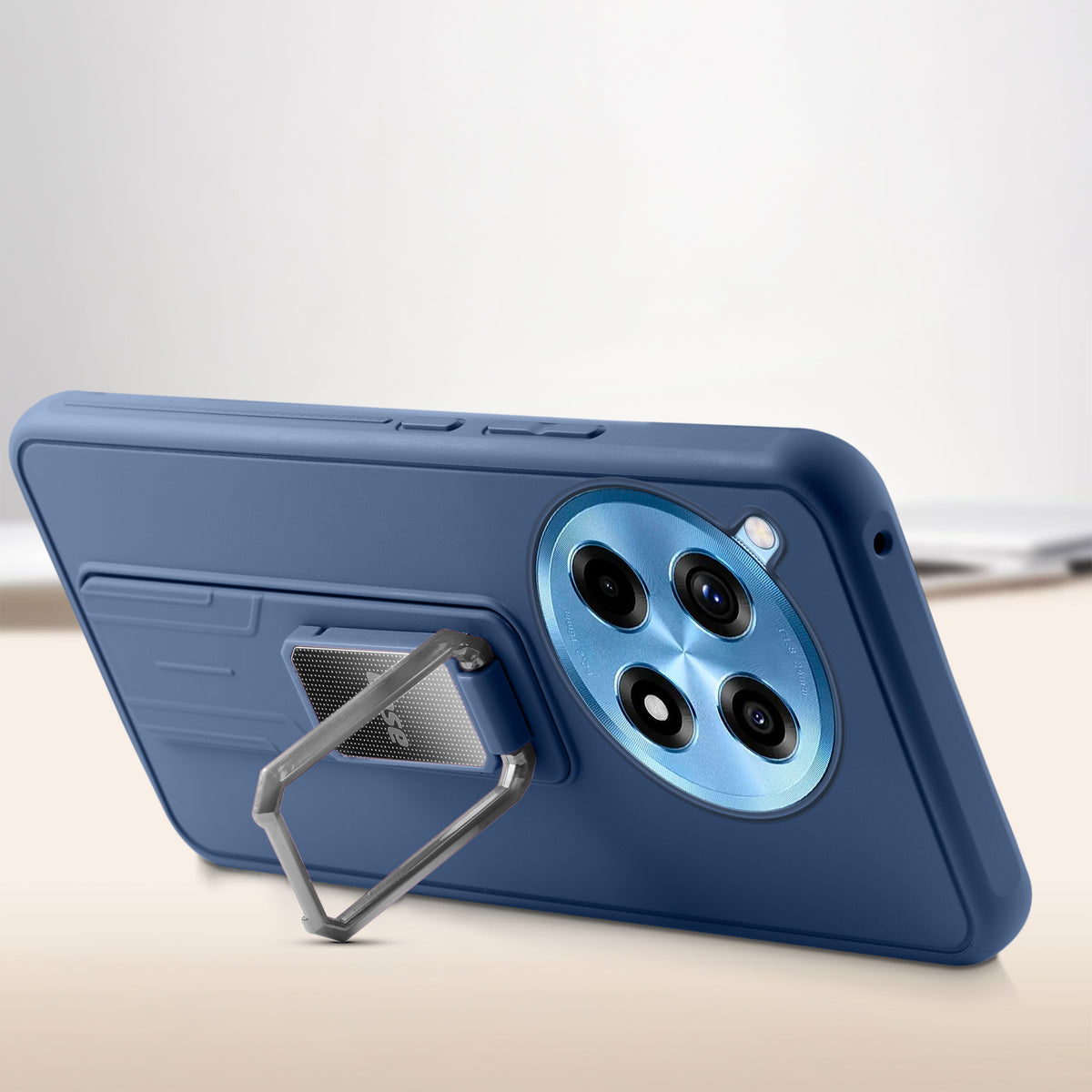 Silicone Case with Kickstand For OnePlus 12R 5G