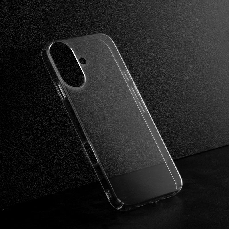 Crystal Clear Hard Back Anti-Yellowing With raised camera edges Phone Case For Apple iPhone 16 Plus