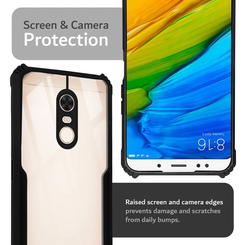 Premium Acrylic Transparent Back Cover for Redmi Note 4