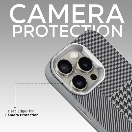 Hybrid Pattern Case For Apple iPhone 15 Pro