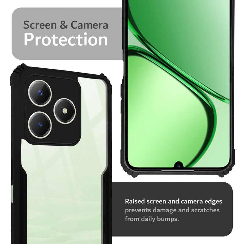 Premium Acrylic Transparent Back Cover for Realme C63
