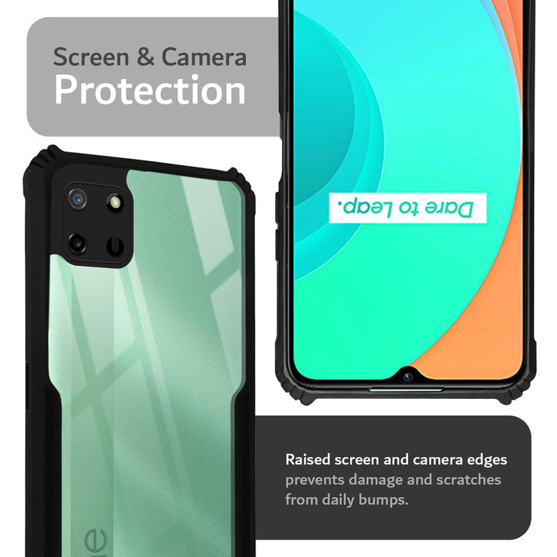 Premium Acrylic Transparent Back Cover for Realme C11 2021