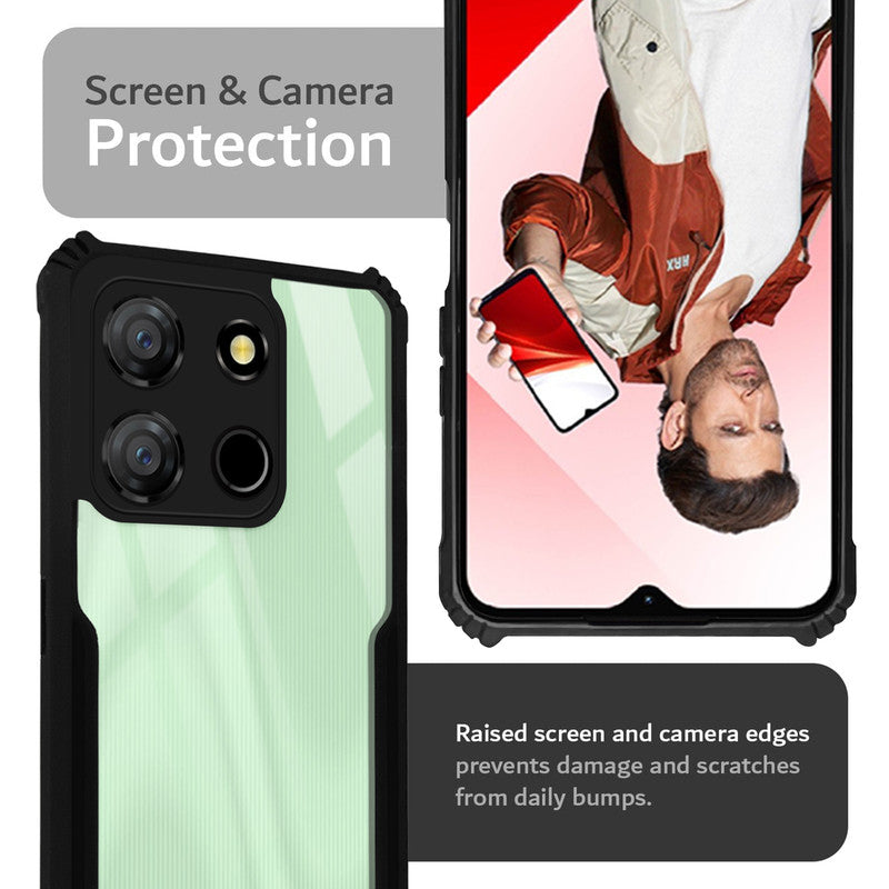 Premium Acrylic Transparent Back Cover for Itel A60