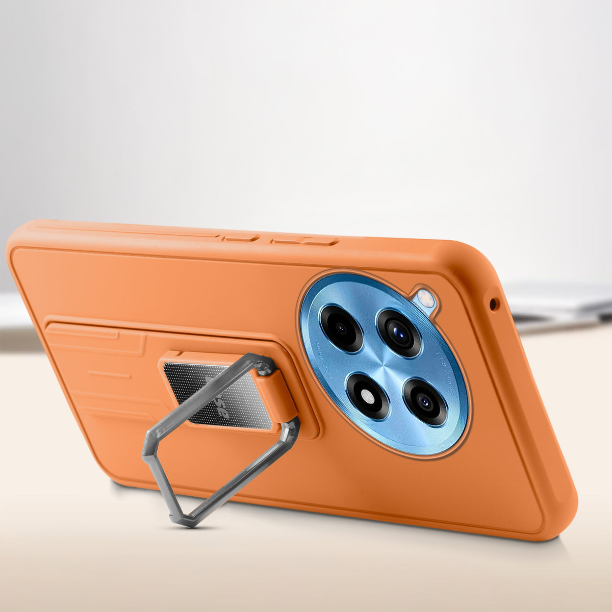 Silicone Case with Kickstand For OnePlus 12R 5G