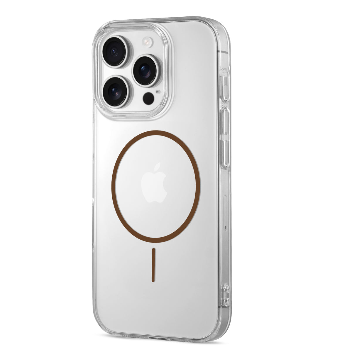Crystal Clear Anti-Yellowing Wireless Charging Support Case For Apple iPhone 15 Pro Max