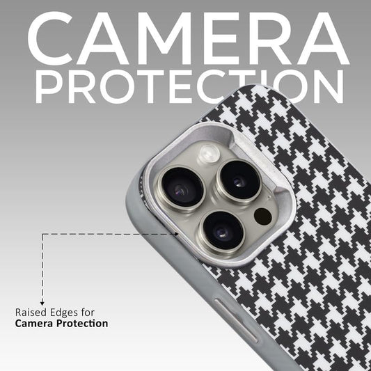 Hybrid Pattern Case For Apple iPhone 15 Pro