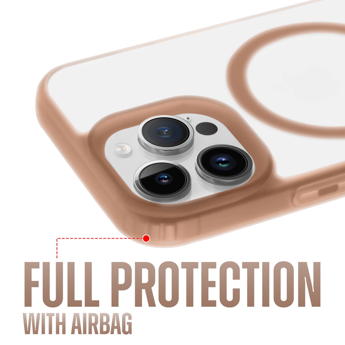Slim Matte Finish Back With Wireless Charging Support-Compatible Cover for Apple iPhone 16 Pro