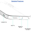 Side profile of clear hard back case highlighting lanyard hole, hard TPU edges, precise port cut-outs and non-yellowing back panel for Samsung S26 Plus 5G