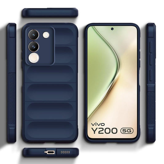 Liquid Silicone Comfort Grip Soft Touch Matte TPU Case for Vivo Y200 5G