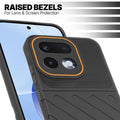 Slim Black silicone back cover for Realme 16 Pro 5G with strong drop protection and soft feel