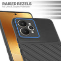 Slim Black silicone back cover for Realme 15 5G with strong drop protection and soft feel