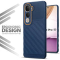 Lightweight and flexible silicone case for Vivo Y400 Pro 5G with raised camera protection – blue color