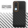 Textured soft silicone back cover for iQOO Z10R 5G, Black finish with comfortable anti-slip grip