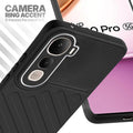 Vivo Y400 Pro 5G Black silicone case with raised camera ring for extra lens protection and stylish look