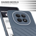 Slim Grey silicone back cover for Redmi Note 15 5G with strong drop protection and soft feel