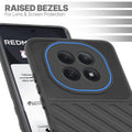 Slim Black silicone back cover for Redmi Note 15 5G with strong drop protection and soft feel