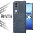 Soft silicone back cover for iQOO Z10R 5G in Grey with anti-slip grip and textured design