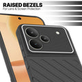 Slim Black silicone back cover for Realme P4 5G with strong drop protection and soft feel