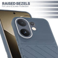 Slim Grey silicone back cover for Vivo T4 Pro 5G with strong drop protection and soft feel