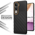 Lightweight and flexible silicone case for Vivo Y400 Pro 5G with raised camera protection – Black color