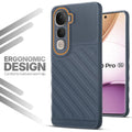 Lightweight and flexible silicone case for Vivo Y400 Pro 5G with raised camera protection – Grey color
