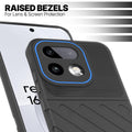 Slim Black silicone back cover for Realme 16 Pro Plus 5G with strong drop protection and soft feel