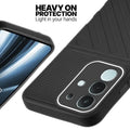 Silicone case for Vivo T4x 5G with raised edges for screen and camera protection in Black