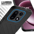 OnePlus 15 5G Black silicone case with raised camera ring for extra lens protection and stylish look