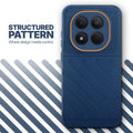 Textured soft silicone back cover for Redmi Note 15 Pro 5G, blue finish with comfortable anti-slip grip