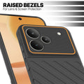Slim Black silicone back cover for Realme P4 5G with strong drop protection and soft feel