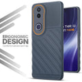 Soft silicone back cover for Vivo T4R 5G in Grey with anti-slip grip and textured design