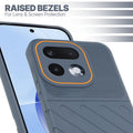 Slim Grey silicone back cover for Realme 16 Pro 5G with strong drop protection and soft feel