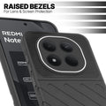 Slim Black silicone back cover for Redmi Note 15 Pro 5G with strong drop protection and soft feel