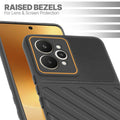 Slim Black silicone back cover for Realme 15 5G with strong drop protection and soft feel