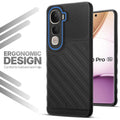 Lightweight and flexible silicone case for Vivo Y400 Pro 5G with raised camera protection – Black color