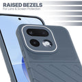 Slim Grey silicone back cover for Realme 16 Pro 5G with strong drop protection and soft feel