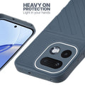 Silicone case for Realme 16 Pro 5G with raised edges for screen and camera protection in Grey