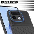 Slim Black silicone back cover for Realme 16 Pro 5G with strong drop protection and soft feel