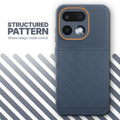 Textured soft silicone back cover for Realme 16 Pro 5G, Grey finish with comfortable anti-slip grip
