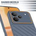 Slim Grey silicone back cover for Realme P4 5G with strong drop protection and soft feel