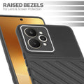 Slim Black silicone back cover for Realme 15 5G with strong drop protection and soft feel