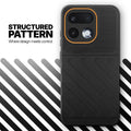 Textured soft silicone back cover for Realme 16 Pro 5G, Black finish with comfortable anti-slip grip