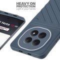 Silicone case for Redmi Note 15 5G with raised edges for screen and camera protection in Grey