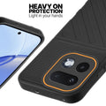 Silicone case for Realme 16 Pro 5G with raised edges for screen and camera protection in Black