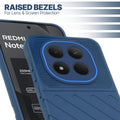Slim blue silicone back cover for Redmi Note 15 Pro 5G with strong drop protection and soft feel