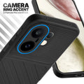 Vivo X200 FE 5G Black silicone case with raised camera ring for extra lens protection and stylish look