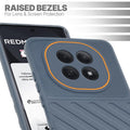 Slim Grey silicone back cover for Redmi Note 15 5G with strong drop protection and soft feel